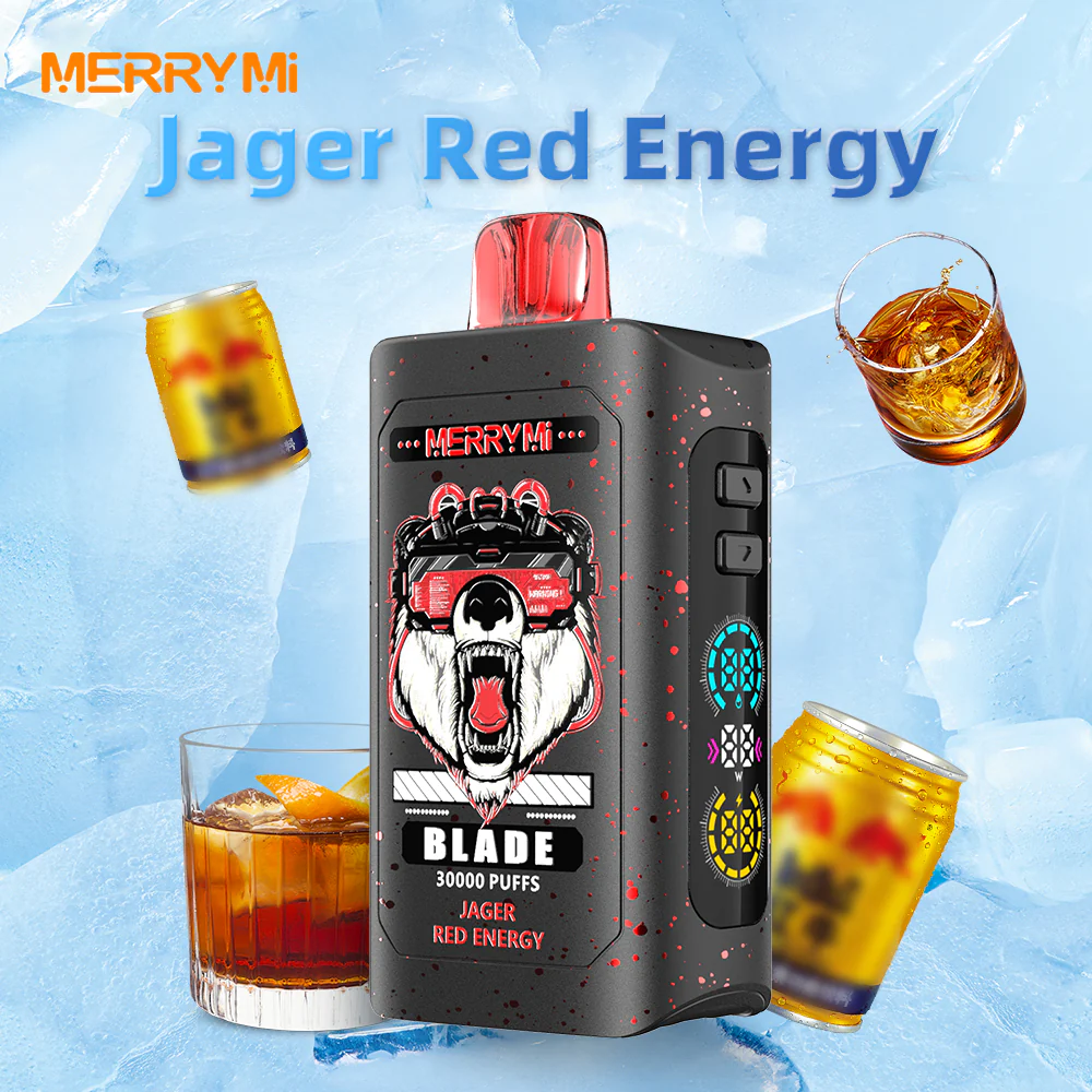 MerryMi 30000 buchów Jager Red Energy